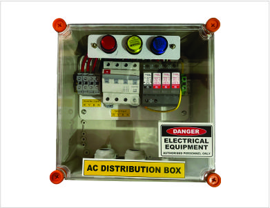 ACDB Box Three Phase With RYB Indicator for 16 to 20 KW